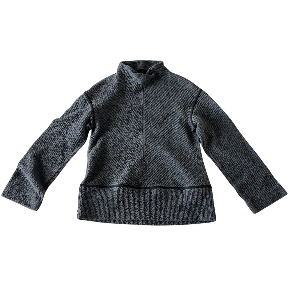Lululemon Grey On Repeat Mock Neck Sweater Size SM